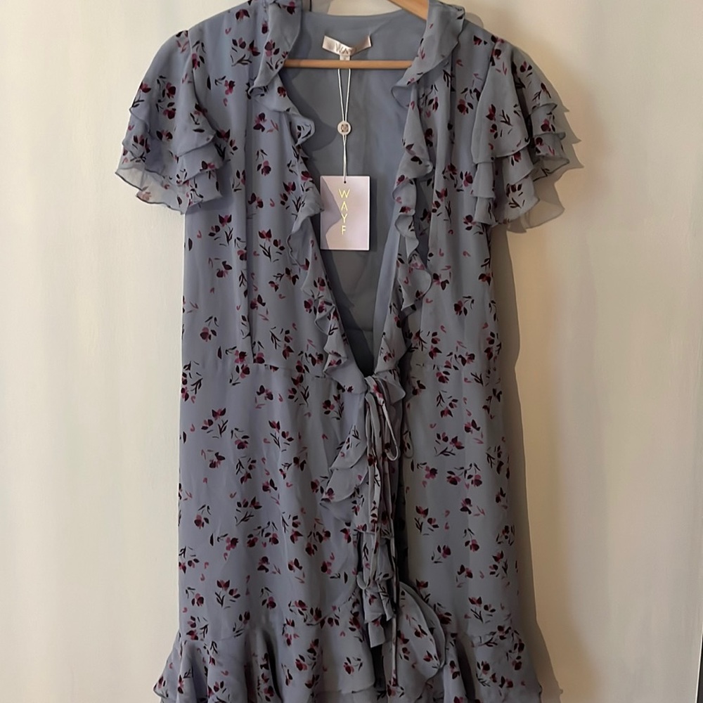 WAYF wrap dress